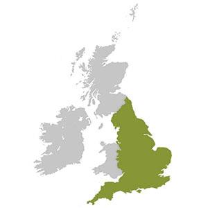 Map of England