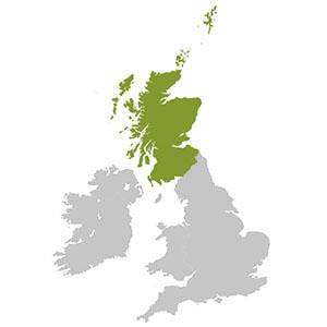 Map of Scotland